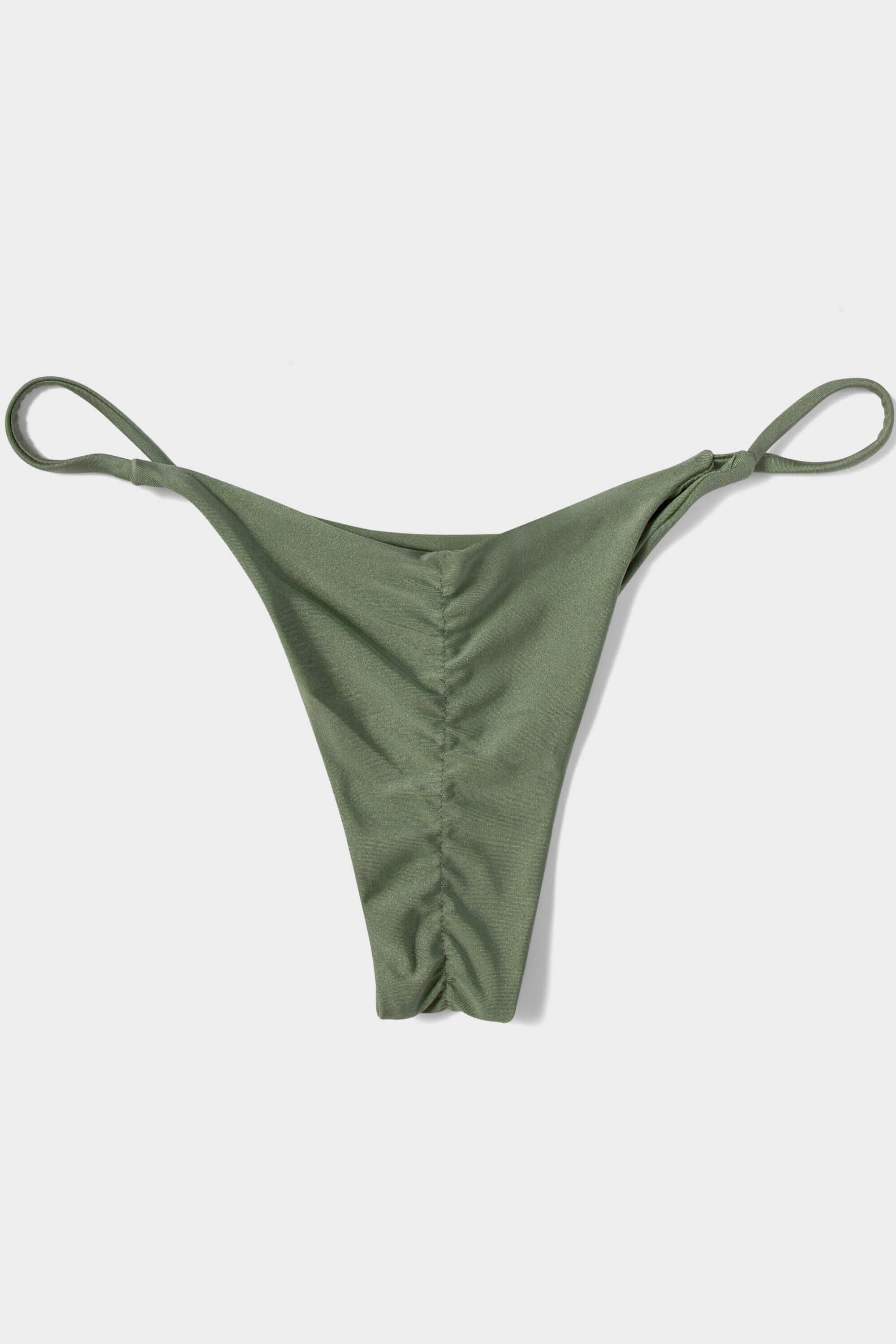 Capri Bottom - Shiny Sage Green