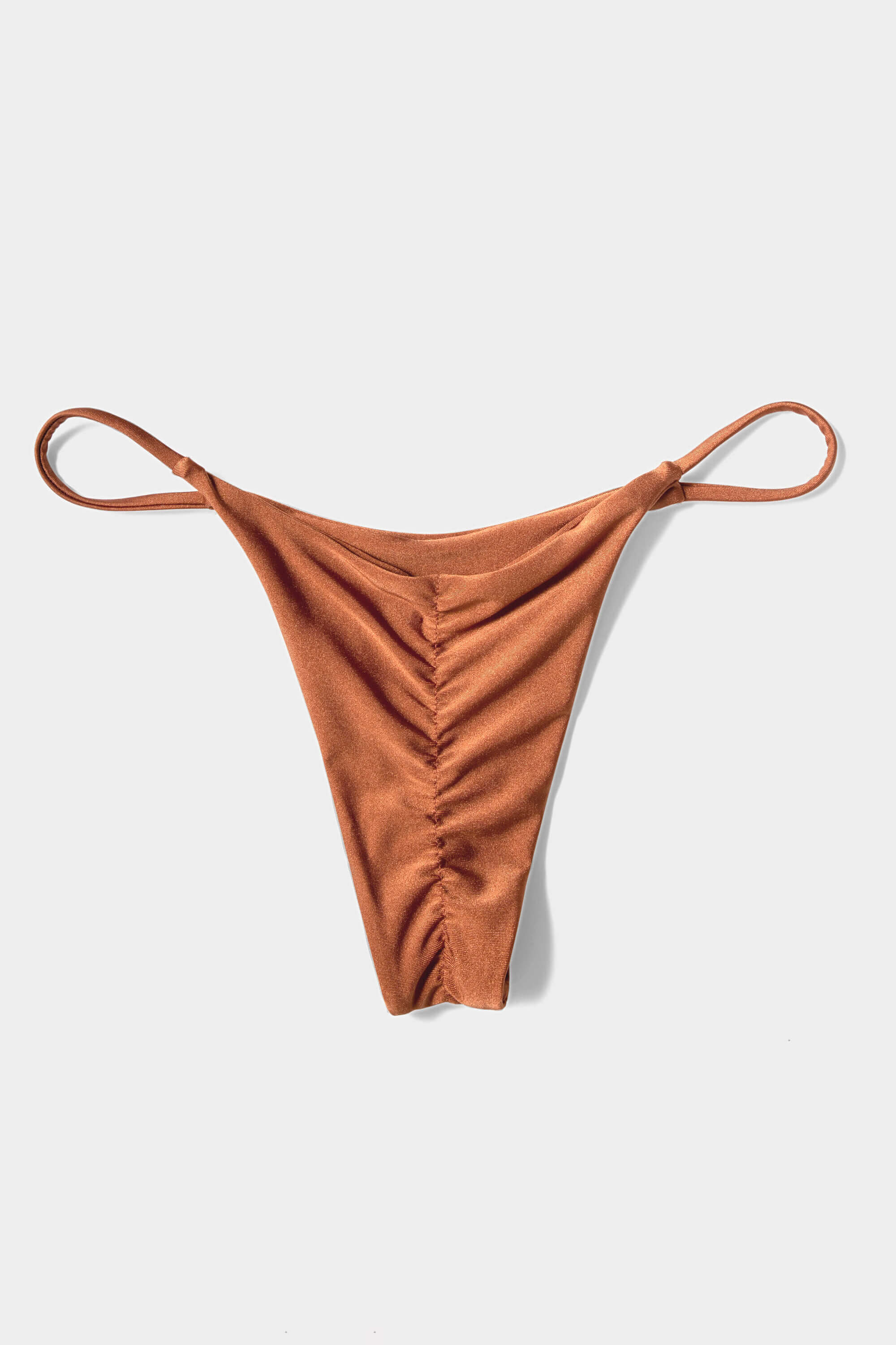 Capri Bottom - Shiny Burnt Sienna