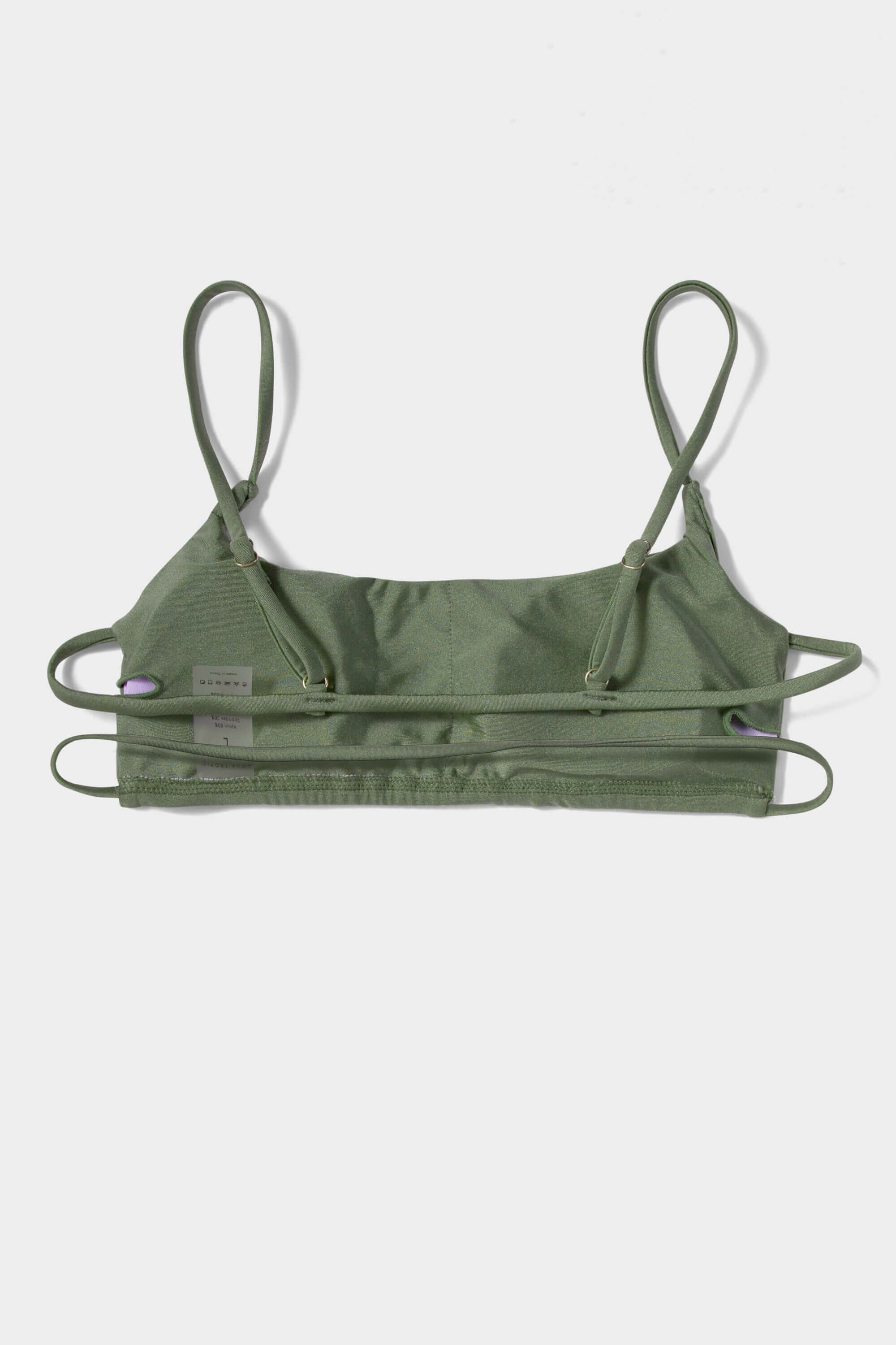Capri Top - Shiny Sage Green