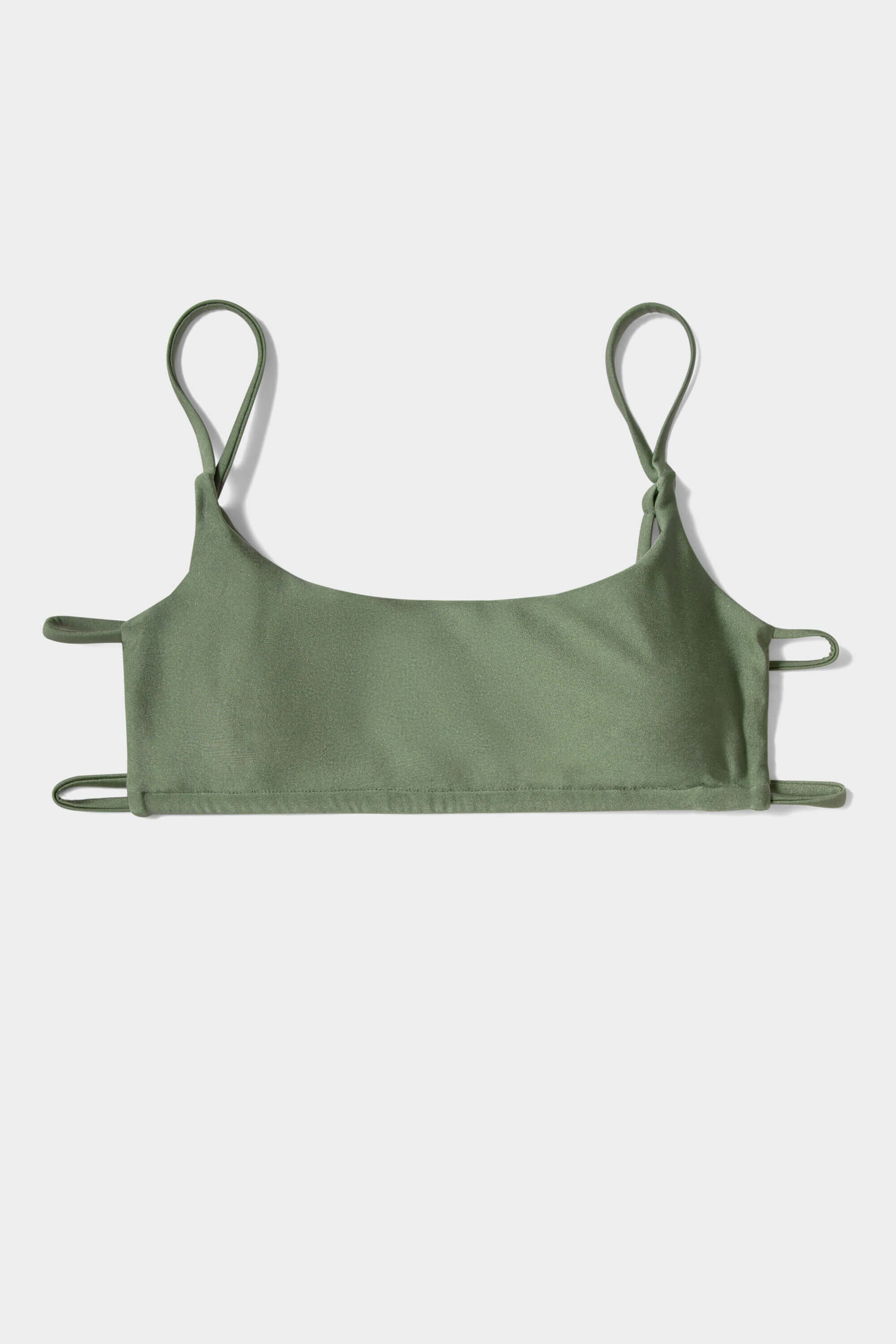 Capri Top - Shiny Sage Green