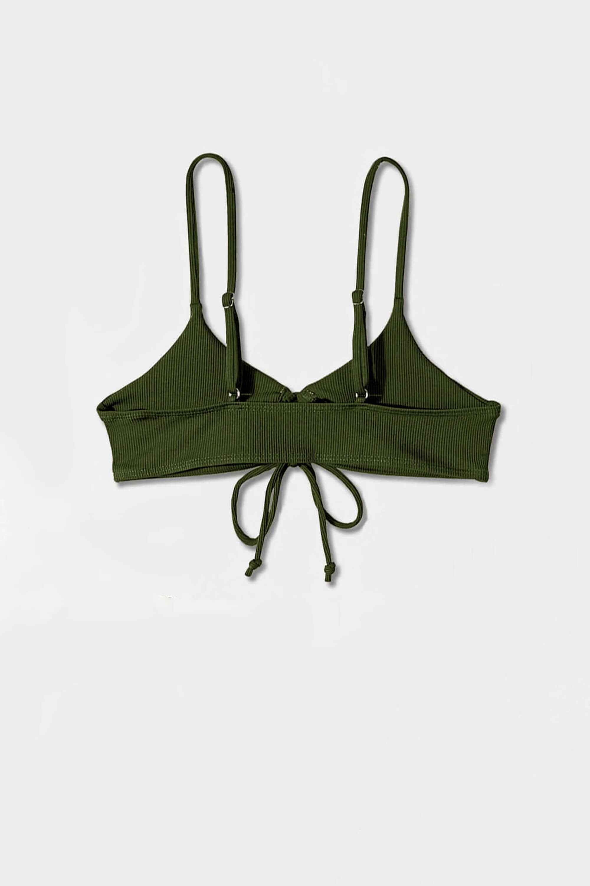 Mallorca Top - Dark Olive Green